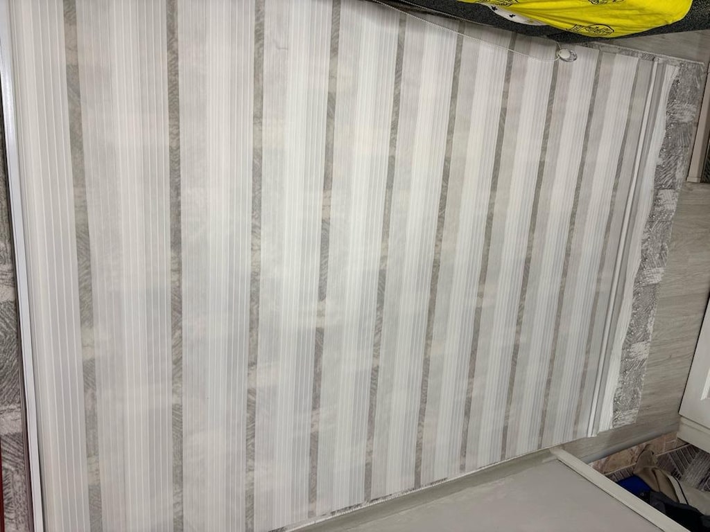 Temiz / Boncuk Detaylı Çift Mekanizmalı Zebra Stor Perde - 4