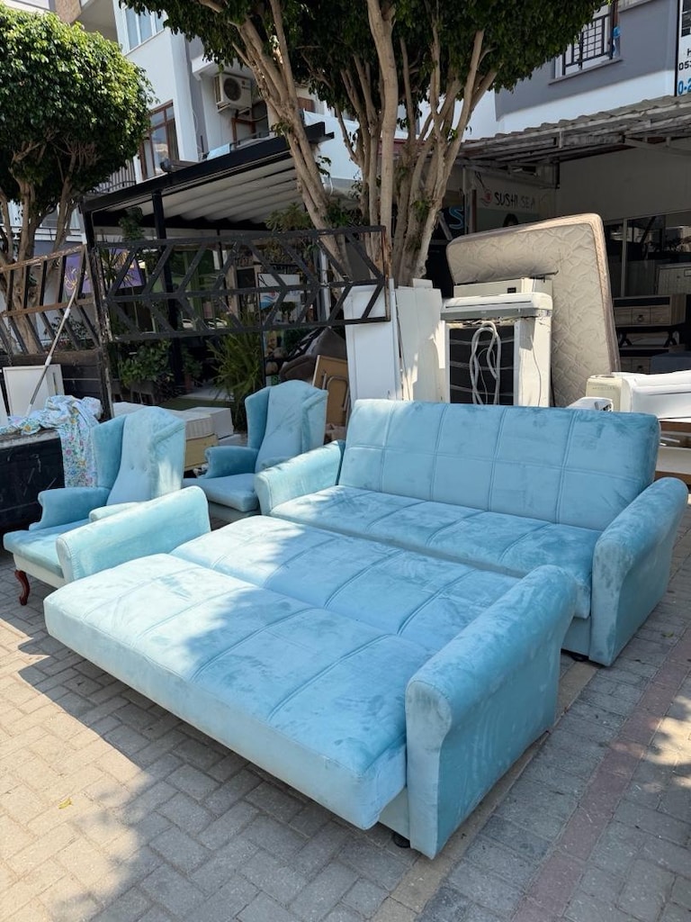 Koltuk Takımı Altı Bazalı Yatak Olabilen Tertemiz - 3