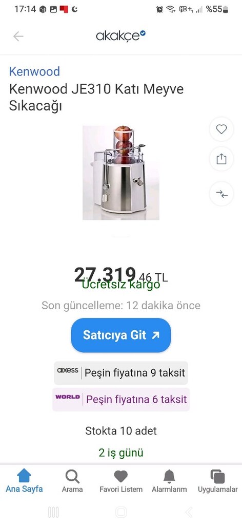 Kenwood katı meyve sıkacağı - 11