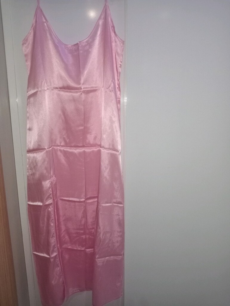 Kadın Pembe Midi Vintage Sabahlık, - 6
