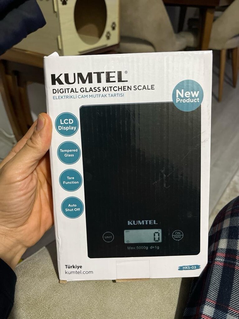Kumtel Dijital Cam Mutfak Tartısı - 2