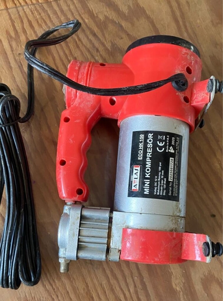 ARIZALI ÜRÜNLER Kompakt Kırmızı Elektrikli Pompa - 5