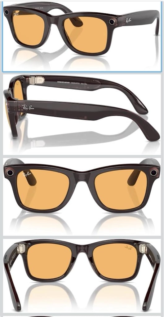 Ray-Ban Meta Wayfarer Akıllı Gözlük - Amber Cam