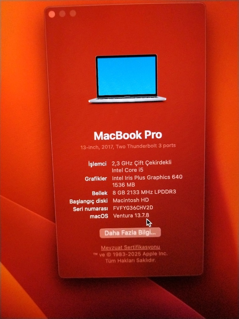 macbook pro 2017 pili yeni - 3