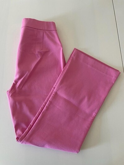 Zara Pembe İspanyol Paça Pantolon