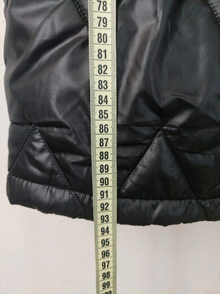 İkoll kürk detaylı kapitone desen mont - 13