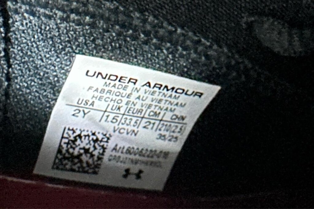 sıfır under armour çocuk Krampon 33.5 - 3