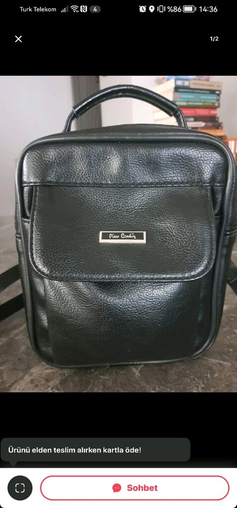 Pierre Cardin erkek çantası orijinal deri - 2