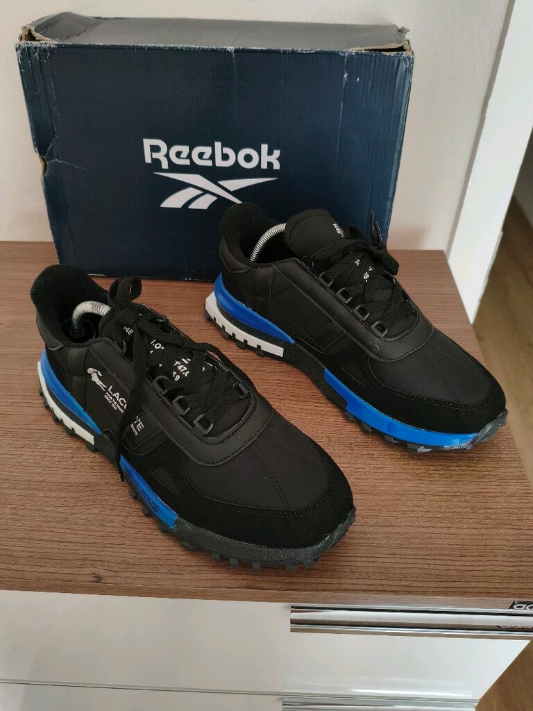 44 NUMARA SİYAH LACOSTE SPOR AYAKKABI! - 6