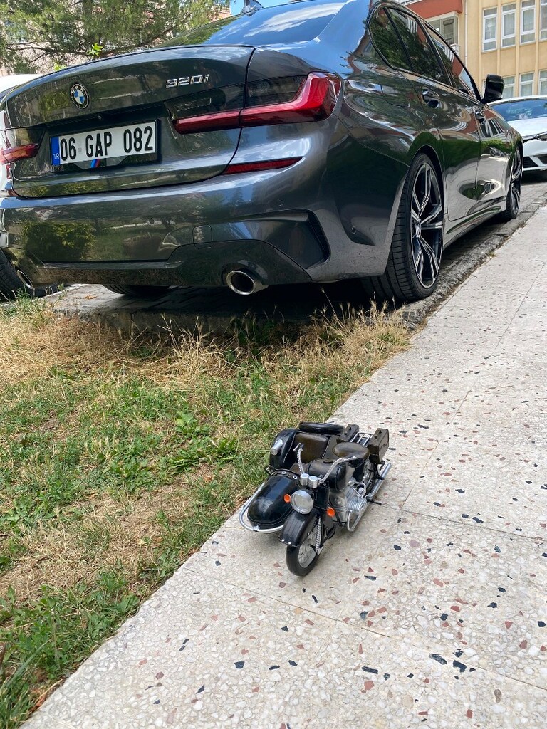 YENİ SEPETLİ METALİK MOTOR 32 cm uzunlukta - 4