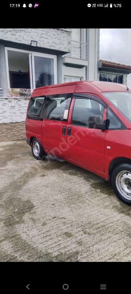 Fiat scudo 1.9 D 7+1 otomobil ruhsat 2001 model dolmuş çıkması - 11