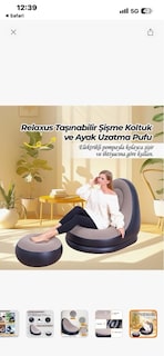 Şişme armut koltuk - 4