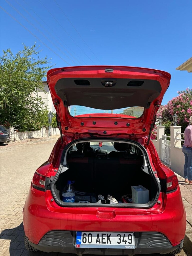 Kırmızı Renault clio düşük km - 5