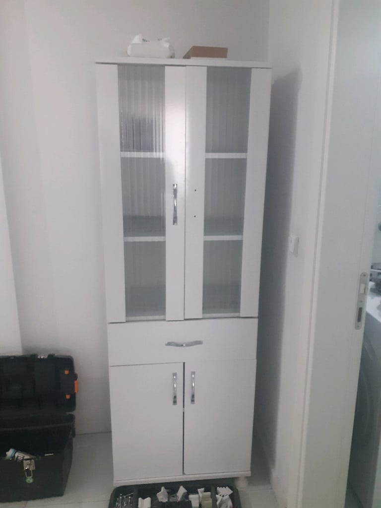 lavabo, banyo dolap, lavabo ve altı 4 parça - 2