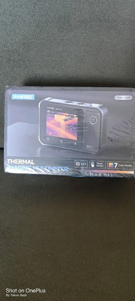 Fnirsi TDM 120P termal kamera ve ölçü aleti - 3