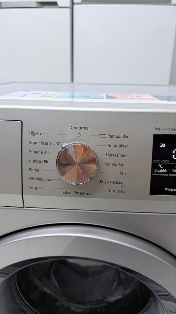 Siemens 9 Kg İnox Yeni Model İnverter Çamaşır Makinesi - 11