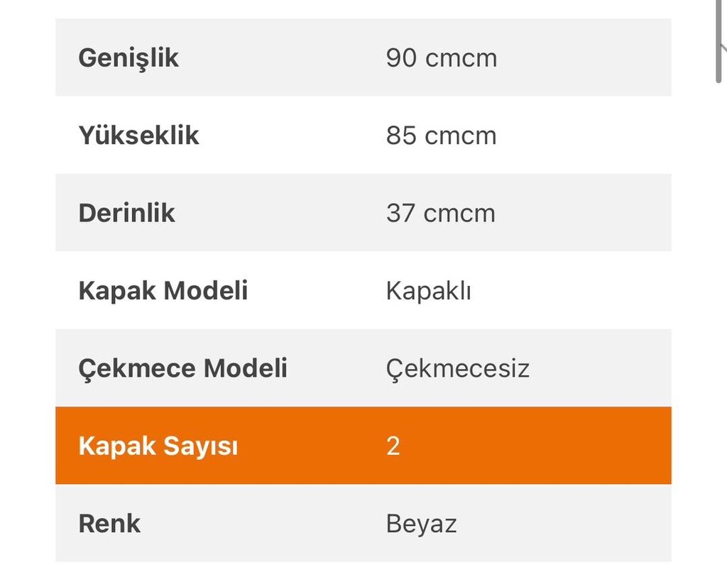 Koçtaş 2 kapaklı çok amaçlı dolap / kiler - 6