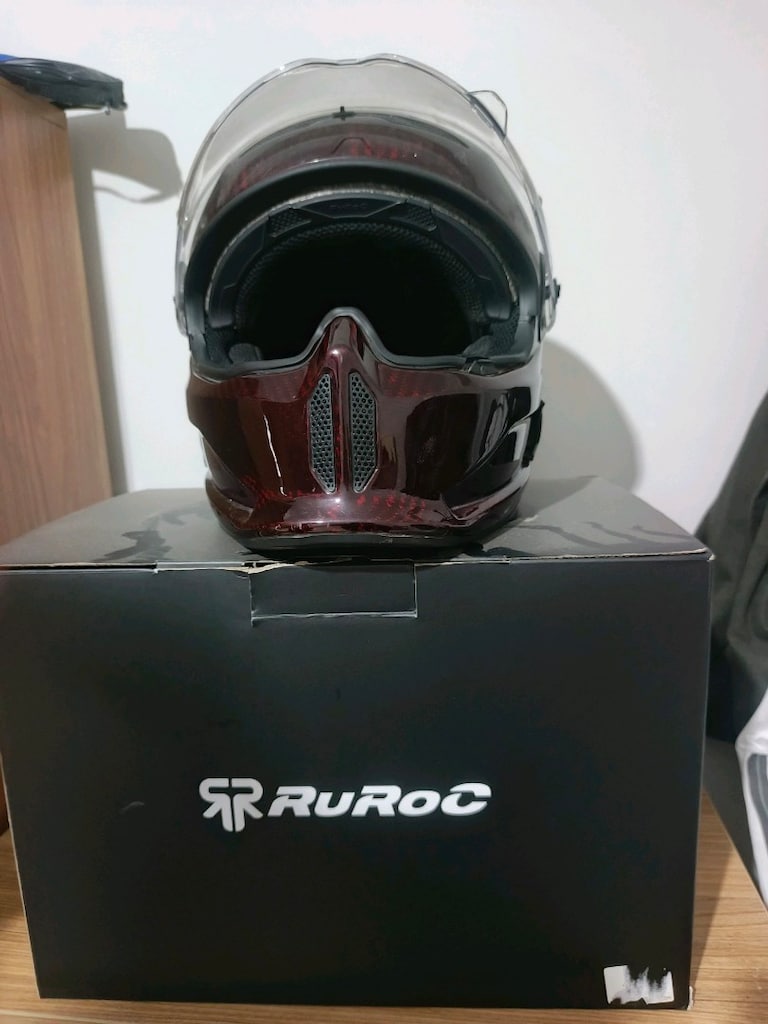 Ruroc karbonfiber kask Atls 4.0 - 3