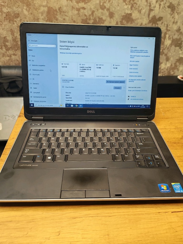 Dell Latitude E6440 İntel İ5 8 Ram 120 SSD - 4