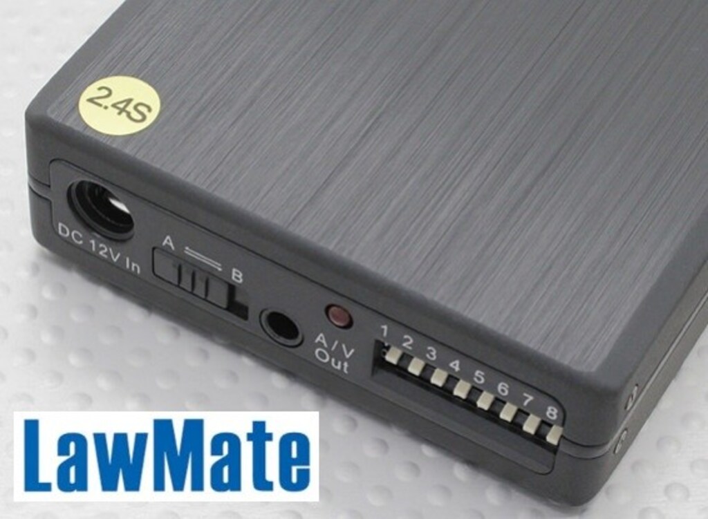 LawMate RX-2460 2.4GHz 8Ch Wireless A/V Receiver - 3
