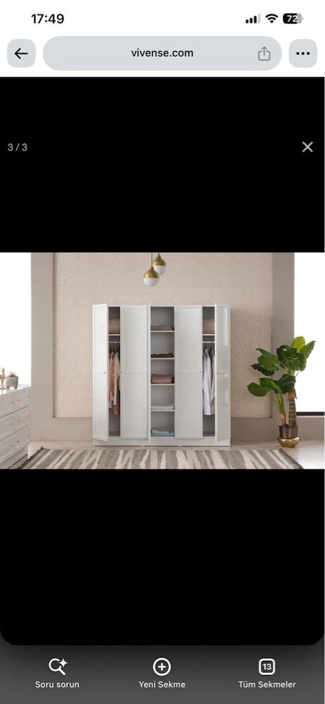 Vivense 5 kapaklı dolap - 5
