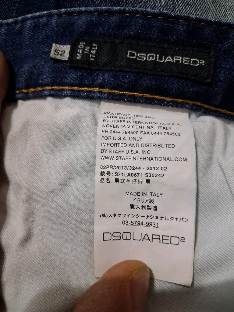 DSQUARED2 ERKEK PANTOLON 52 BEDEN - 3
