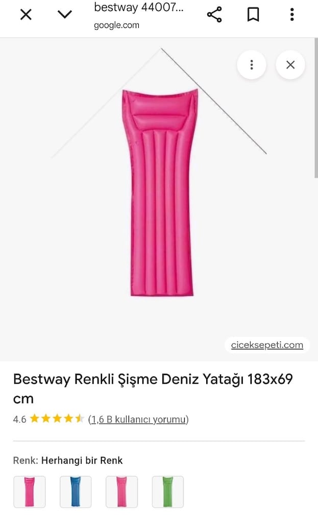 Bestway şişme deniz yatağı - 3