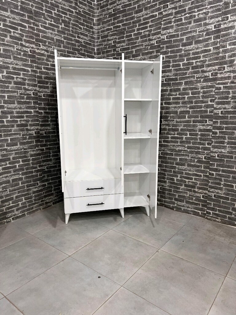 3 kapaklı mdf elbise dolabı - 3