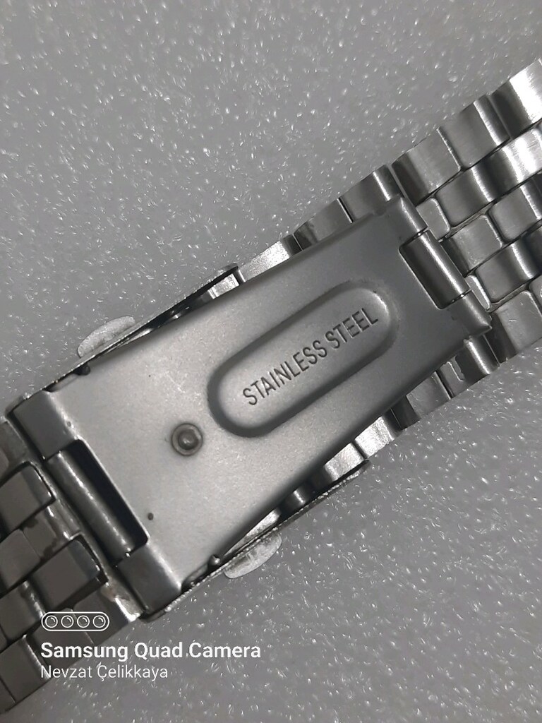 ÇELİK SAAT KORDONU 24 mm (LÜTFEN AÇIKLAMAYI OKUYUNUZ) - 6