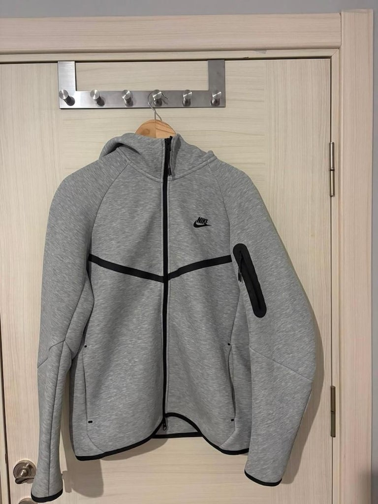 nike tech hırka gri — görsel 3/4