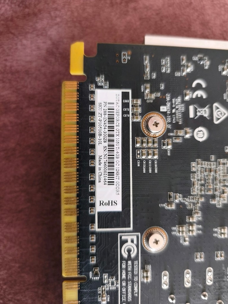 Zotac Geforce GTX 1050 Ti 4GB 128bit DDR5 Ekran Kartı - 4