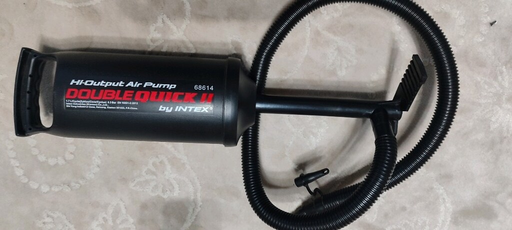 Intex 68614 Double Quick 2 Şişme Yatak ve Bot Pompası - Kusursuz - 2