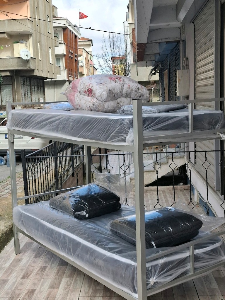 METAL PERSONEL RANZASI 2 YATAK TÜM İST İÇİ AYNI GÜN ÜCRETSİZ TESLİMAT - 10