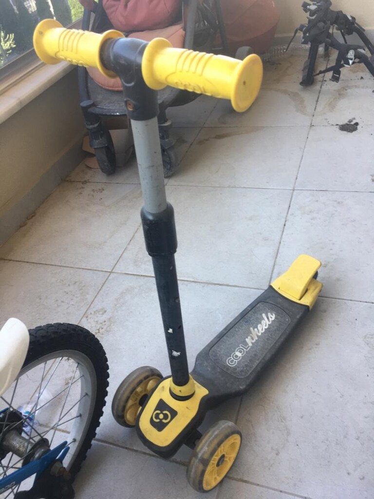 Cool Wheels Scooter Çocuk Sarı Renkli Uygun Fiyat Kaçırmayın - 2