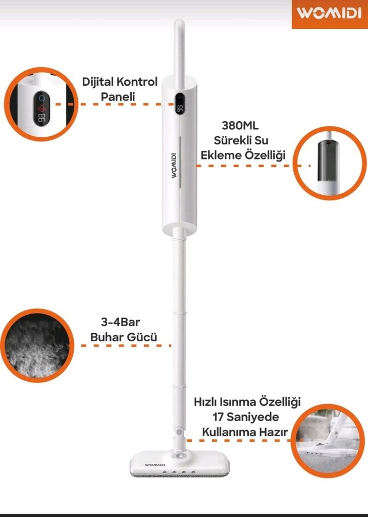 womidi buharlı temizleyici - 2