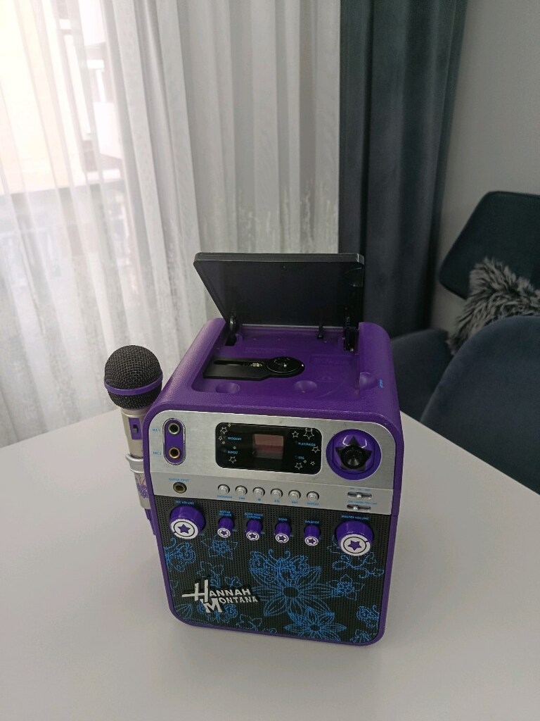 Çalışır Durumda Disney Hannah Montana Karaoke Makinesi + Mikrofon - 2