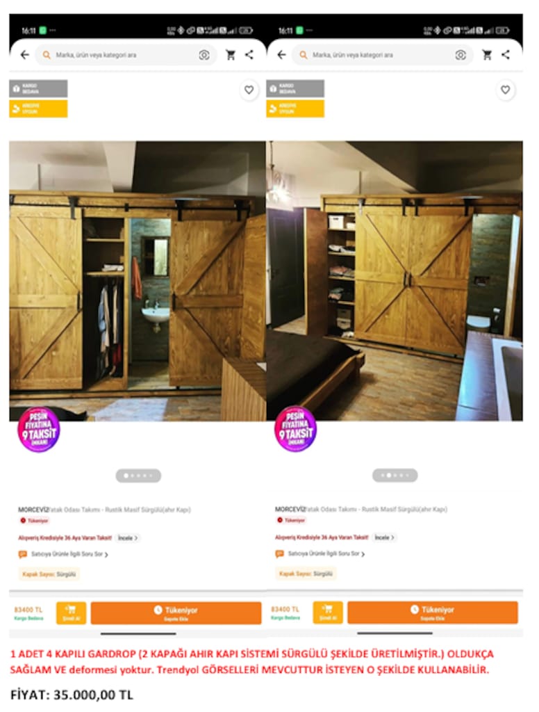 AŞINMA NEDENİYLE SATILIK TEMİZ EV EŞYASI (01.11.2026 TARİHİNE KADAR) - 4