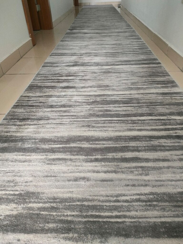 Sarar Gri Halı Kaymaz Taban Koridor Mutfak Kesme Yolluk (2 adet, 10m) - 2