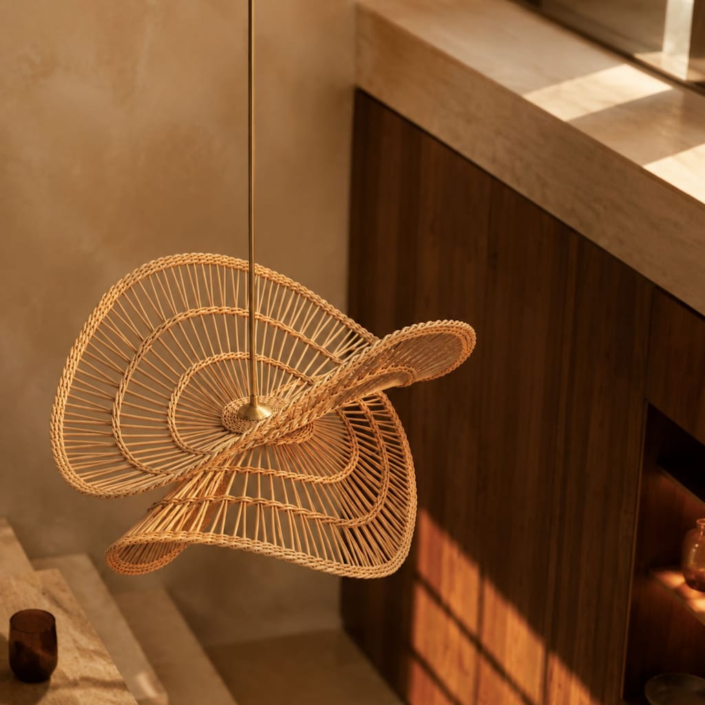 RİVA Rattan Avize 60-65 cm – Sıfır - 3