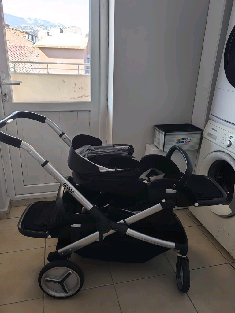 Prego 2072 Ibiza İkiz Bebek Arabası - Full Paket / Travel Sistem - 5