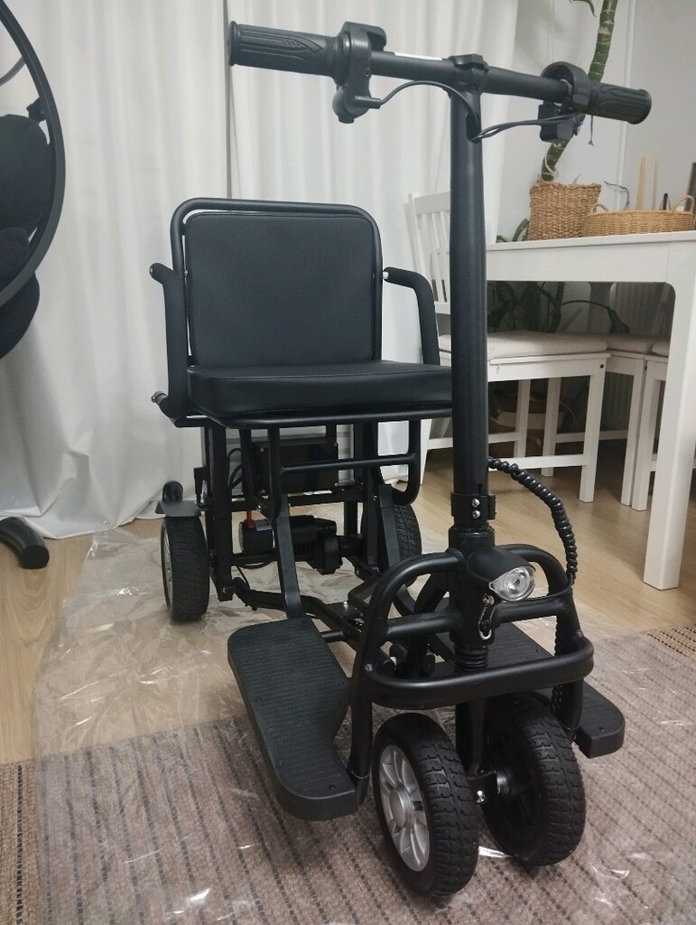 yurtdışı ndan gelen hafif katlanır akülü araba - 3
