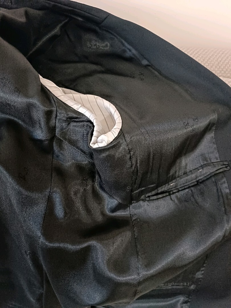 D's Damat Siyah Klasik Ceket - 8