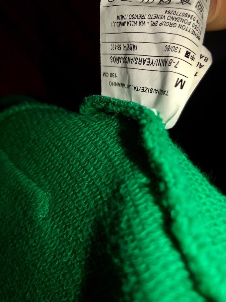 Benetton yeşil kapşonlu - 2