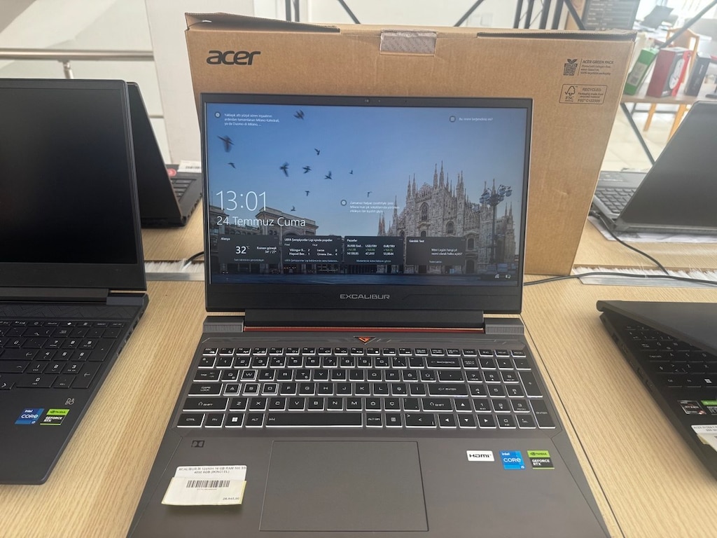 EXCALİBUR *İ5 12450H İŞLEMCİ *16 GB RAM *500 GB SSD *RTX 4050 6 GB E.K - 2