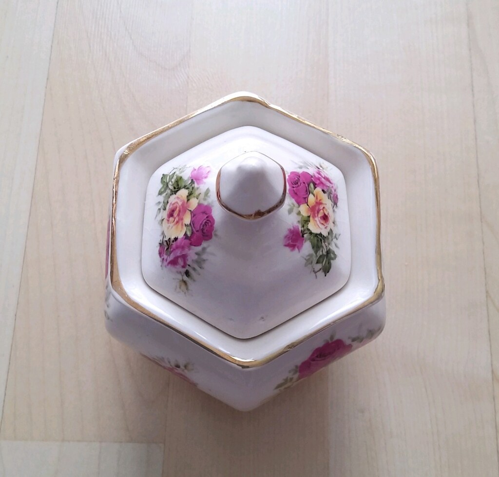 İngiliz Porselen Şekerlik Staffordshire, kusursuz - 3
