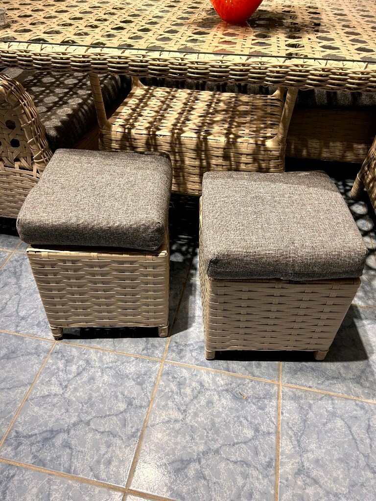 bahçe balkon takmı rattan - 9