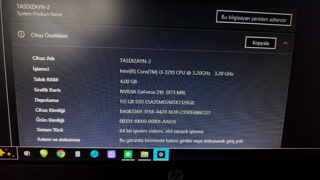 Intel i3-3210 4GB RAM 112GB SSD GT210 Masaüstü Bilgisayar - 5