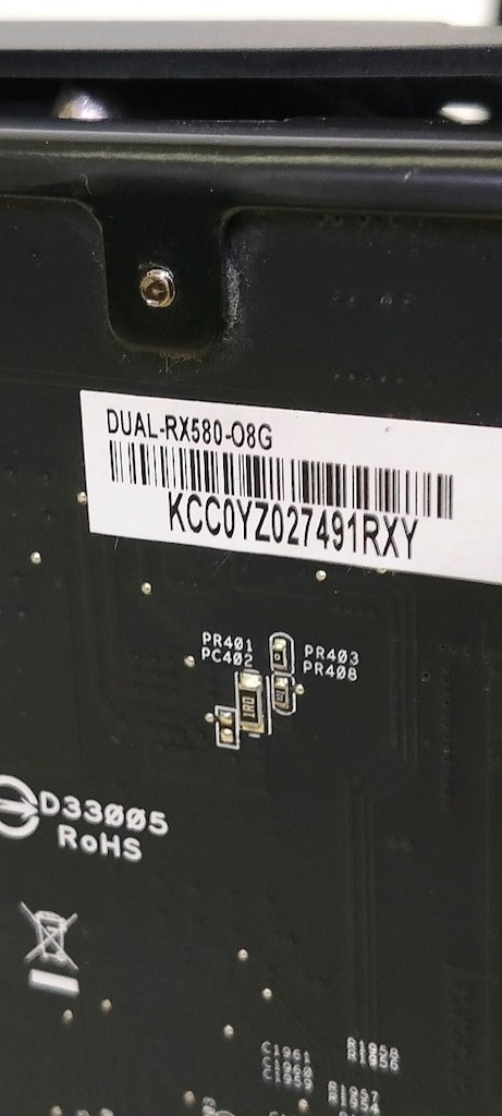 ASUS RX580 OC DUAL 8 GB. DDR5 256 BİT - 5