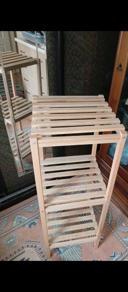 bienwood ahşap 3 katlı banyo rafı - 4