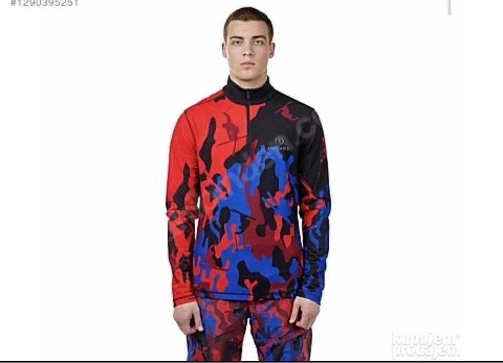 Bogner Fire + Ice Pascal Pure Red Erkek Uzun Kollu (Longsleeve)